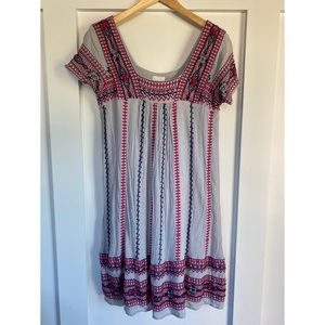 Anthropologie/Maeve embroidered dress